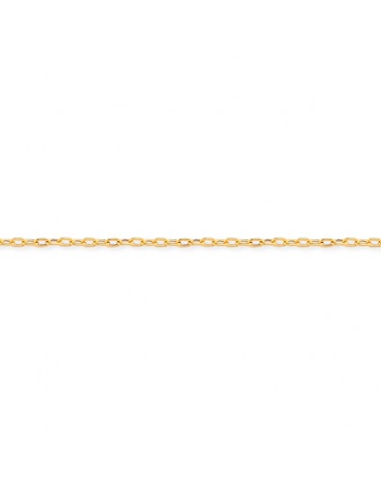 Corrente cartier de elo curto 4 gramas 60 cm em ouro 18 k